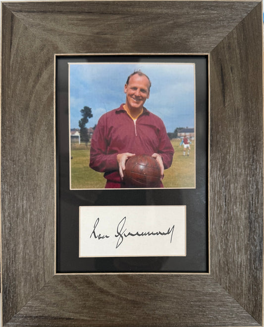 Ron Greenwood, West Ham United Legend, Hand Signed Framed Card Presentation & COA