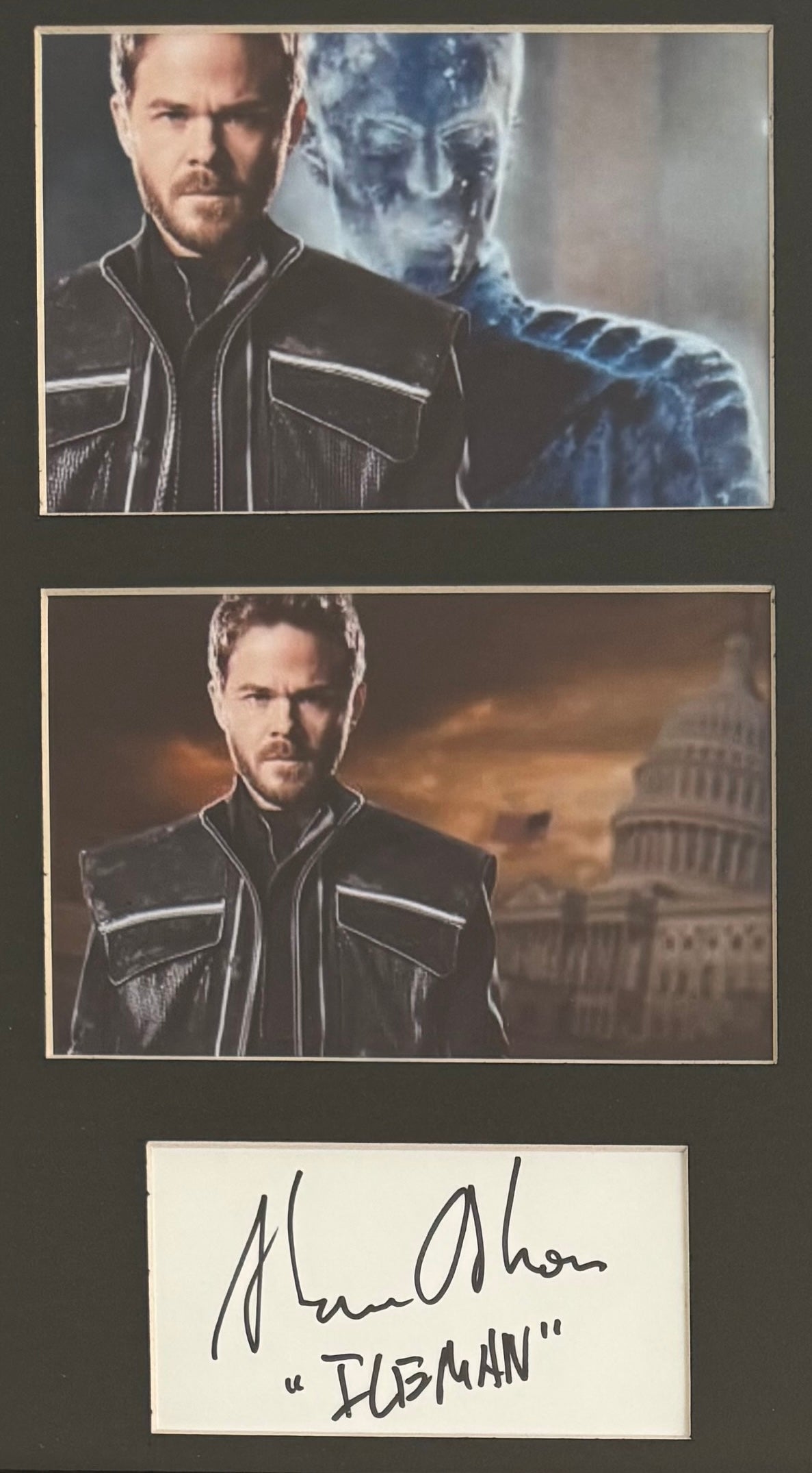Shawn Ashmore, Marvel 'X-Men 'Iceman'' Actor, Hand Signed Card with Photo Presentation & COA
