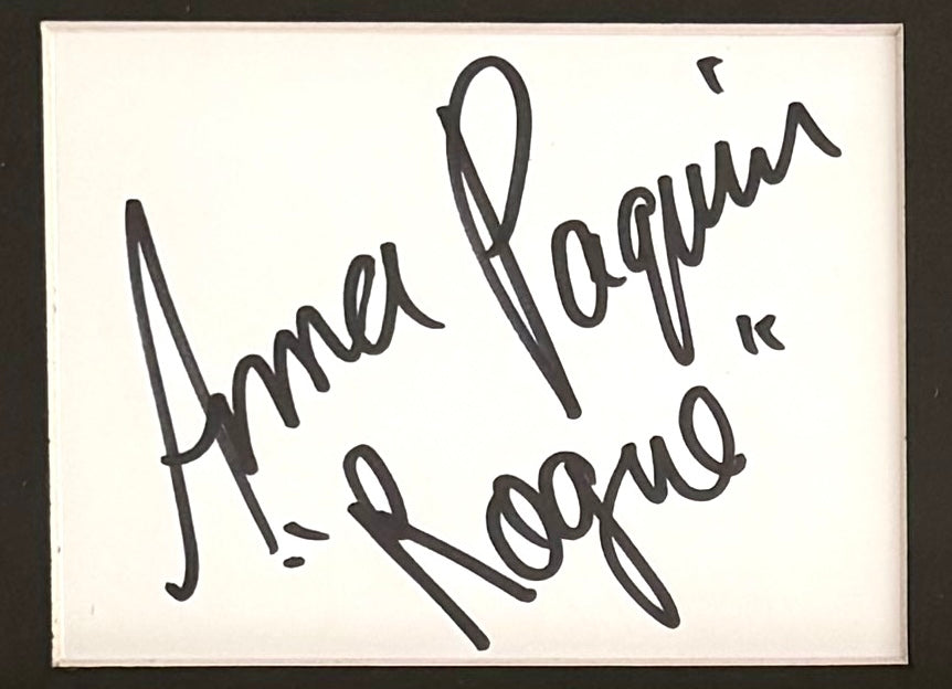 Anna Paquin, Marvel 'X-Men 'Rogue' Actor, Hand Signed Card with Photo Presentation & COA