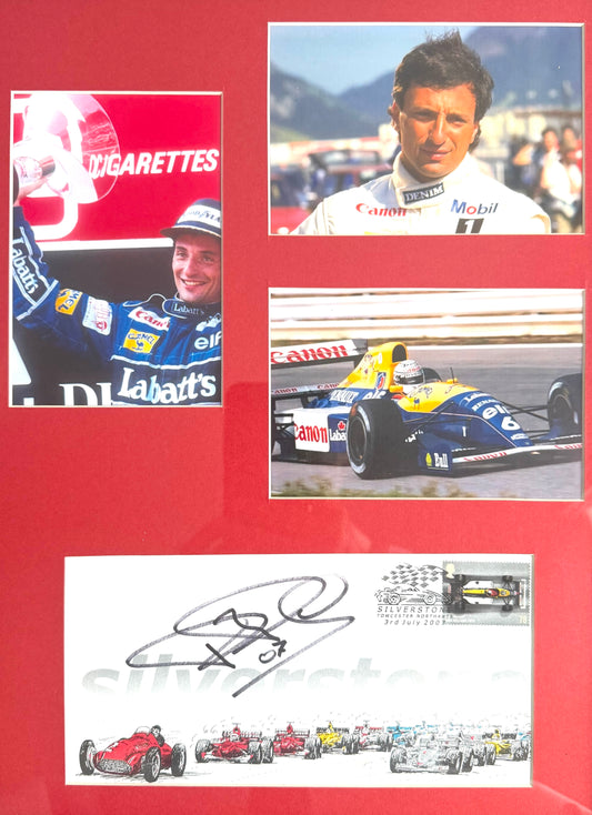 Ricardo Patrese, F1 Legend, Hand Signed Limited Edition FDC Photo Presentation & COA