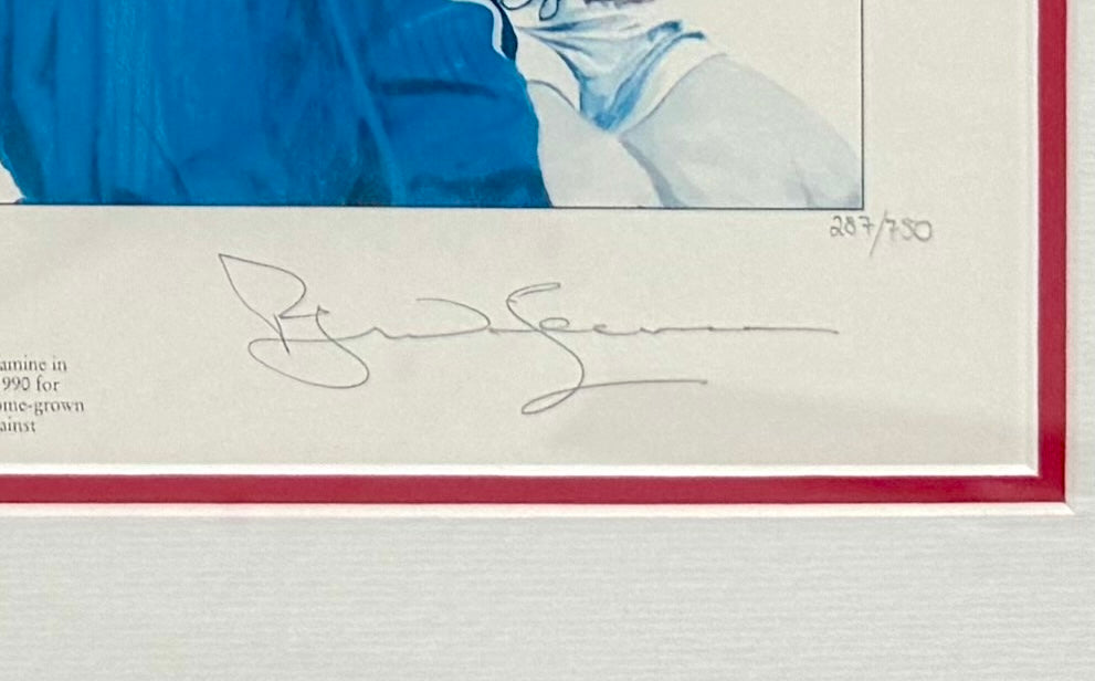 Sir Alex Ferguson, Manchester United Legend, Hand Signed Limited Edition Print & COA