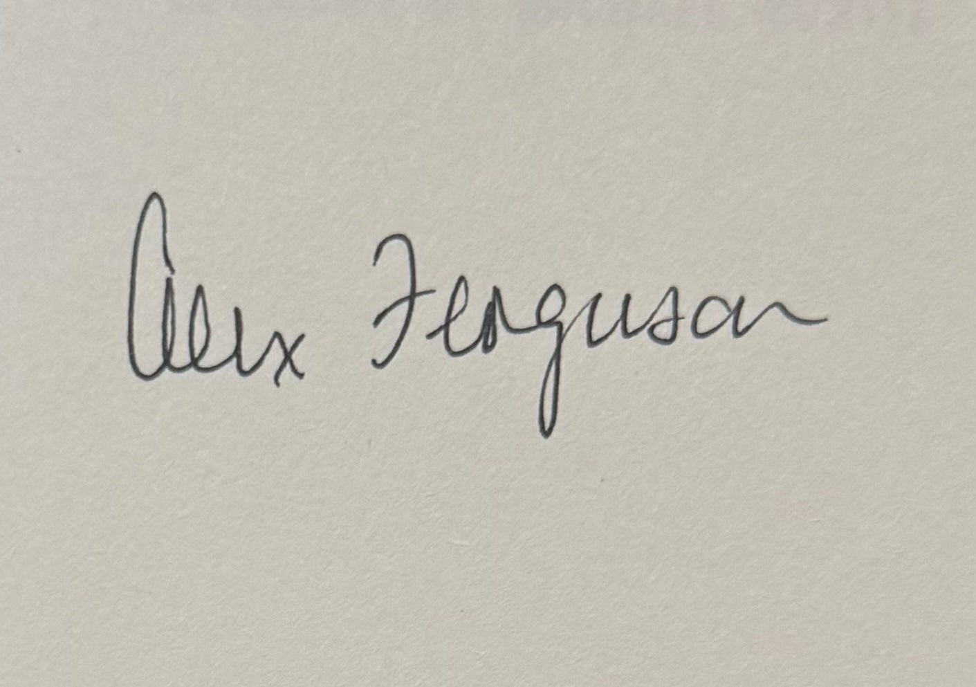 Sir Alex Ferguson, Manchester United Legend, Hand Signed Limited Edition 'Leading' Book