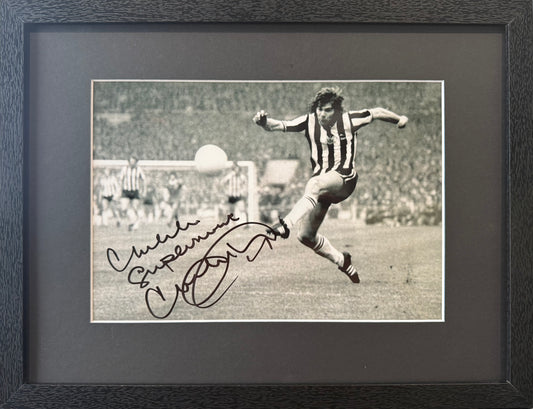 Malcolm Macdonald, Newcastle United, England Legend, Hand Signed Framed Photo & COA
