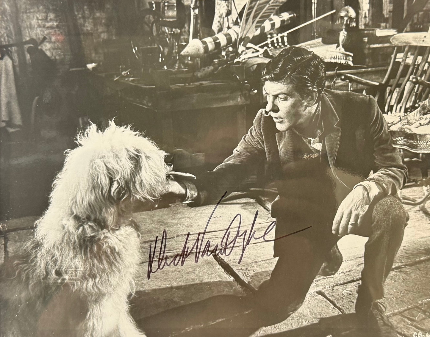 Dick Van Dyke, Iconic Actor, Hand Signed Framed, Mounted Original Chitty Chitty Bang Bang Photo With COA