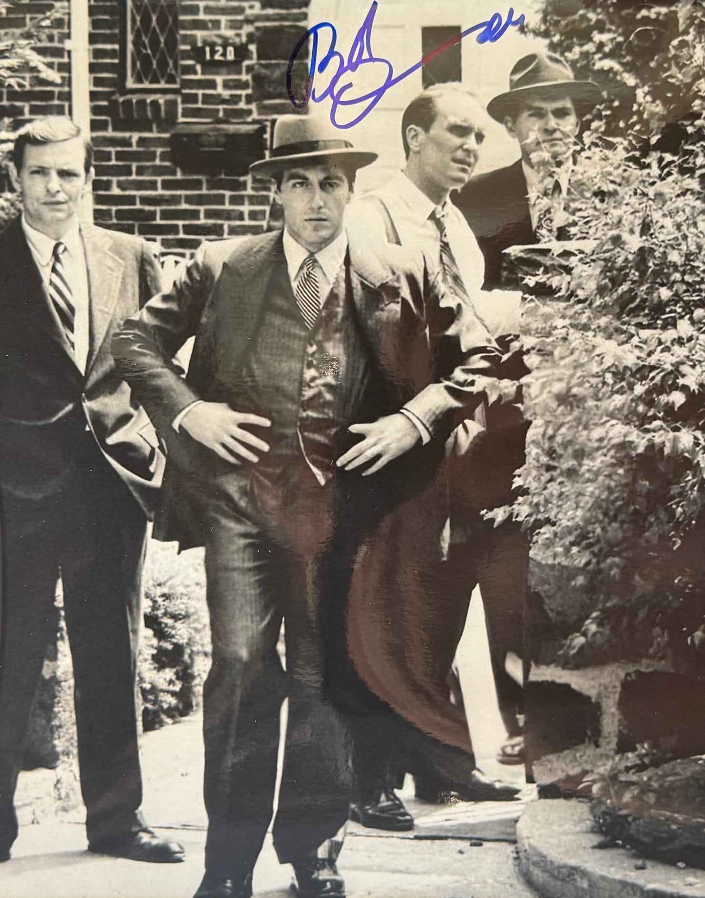 Al Pacino, 'The Godfather' Hand Signed Framed, Mounted Original Film Photo With COA