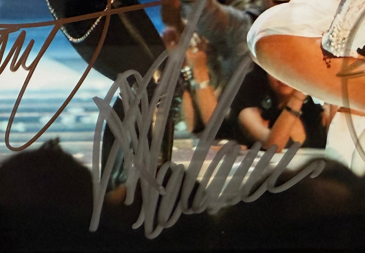 Britney Spears, Madonna, Christina Aguilera Hand Signed 2003 VMA's Photo With COA