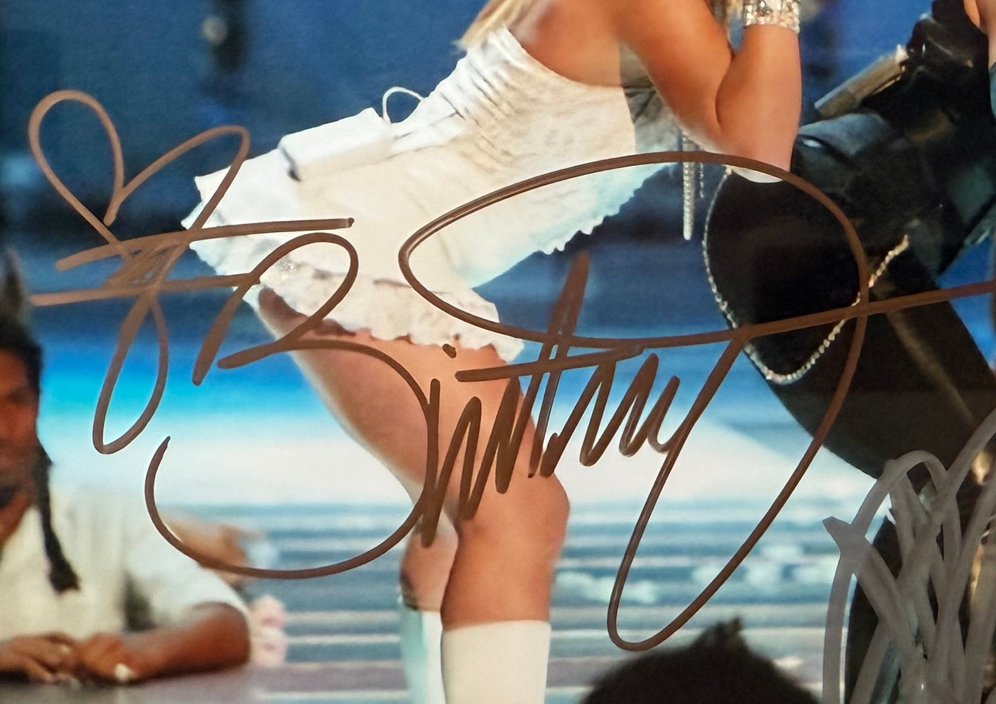 Britney Spears, Madonna, Christina Aguilera Hand Signed 2003 VMA's Photo With COA