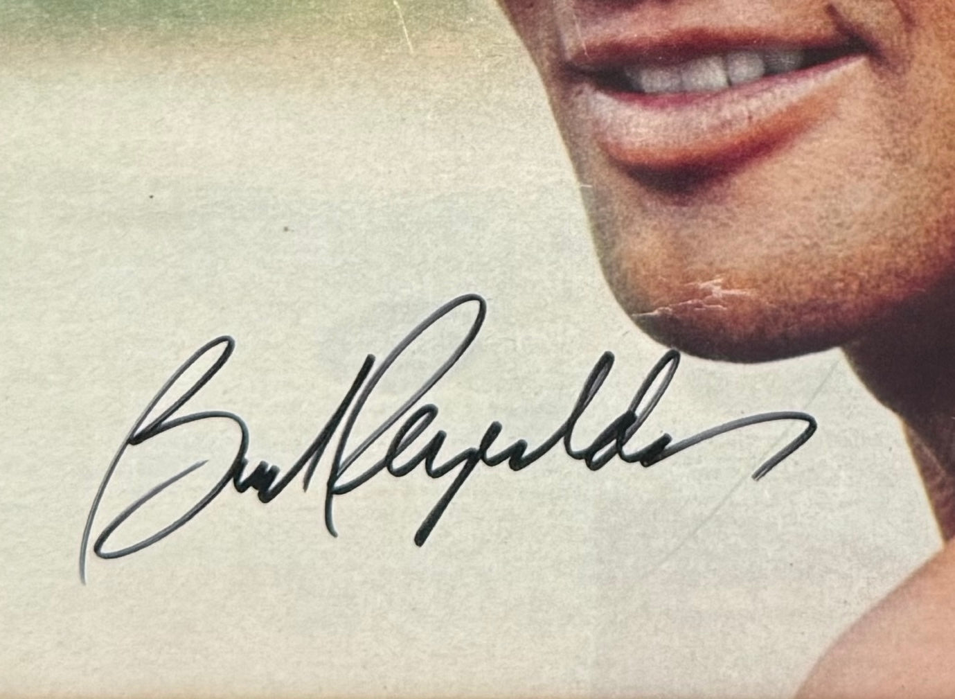Burt Reynolds Hand Signed Framed 40cm x 30cm Film Photo With COA