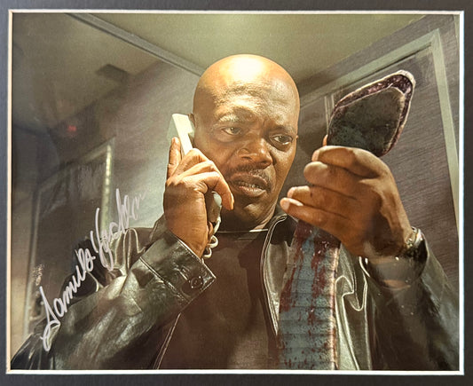 Samuel L. Jackson Hand Signed Framed 40cm x 30cm 'Snakes On A Plane' Film Photo & COA