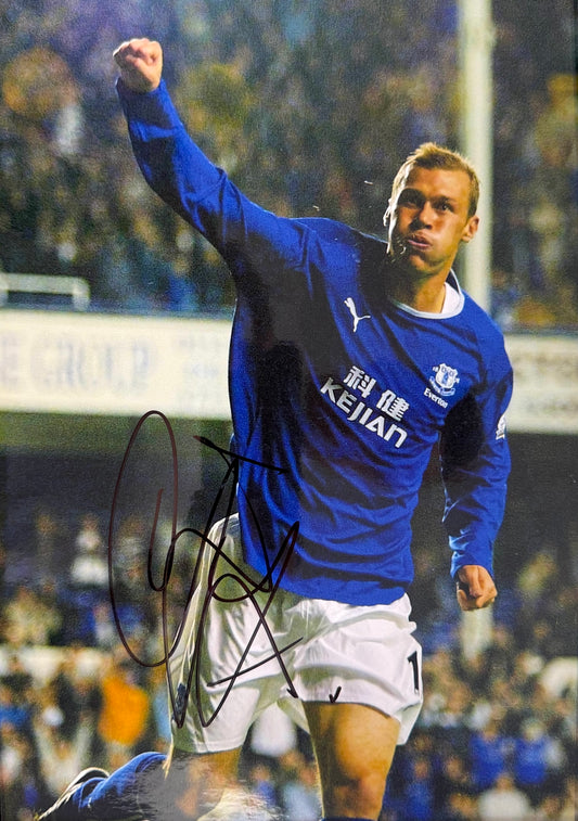 Duncan Ferguson, Everton Legend, Hand Signed Framed Photo & COA