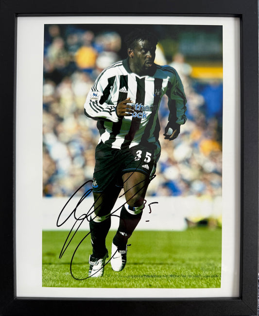 Oliver Bernard, Hand Signed Newcastle United Photo, & COA