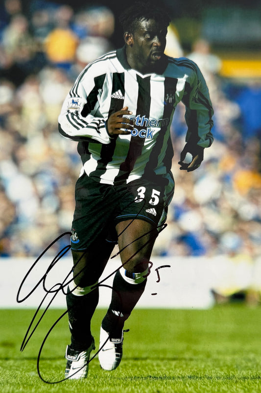 Oliver Bernard, Hand Signed Newcastle United Photo, & COA