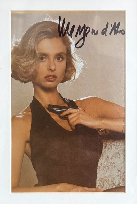 Maryam d'Abo, 007 'Kara Milovy' James Bond Actress, Hand Signed Photo & COA