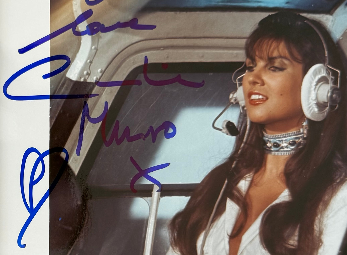 Caroline Munro, 007 'Naomi' James Bond 'The Spy Who Loved Me' Actress, Hand Signed Photo & COA