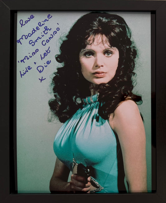 Madeline Smith, 007 'Miss Caruso' James Bond Actress, Hand Signed Photo & COA