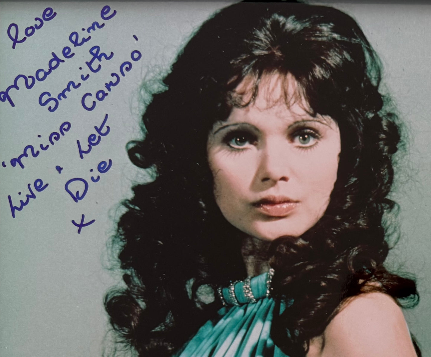 Madeline Smith, 007 'Miss Caruso' James Bond Actress, Hand Signed Photo & COA