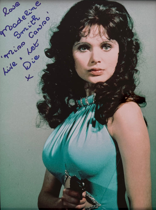 Madeline Smith, 007 'Miss Caruso' James Bond Actress, Hand Signed Photo & COA
