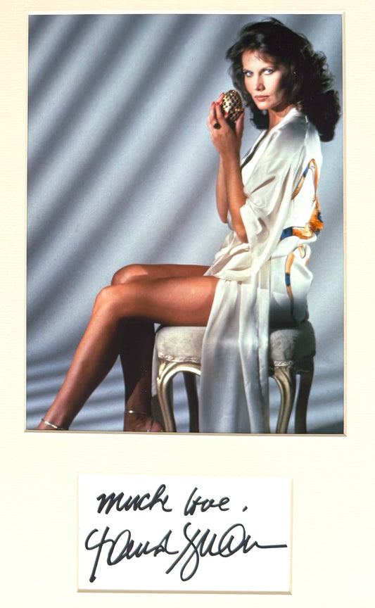 Maud Adams, 007 'Octopussy' James Bond Actress, Hand Signed Card Presentation & COA