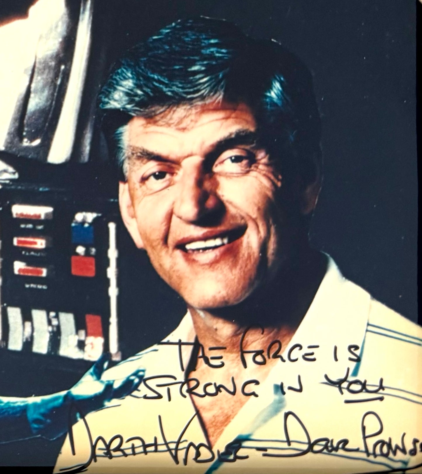 Dave Prowse, Star Wars Darth Vader, Hand Signed Photo & AFTAL Member COA