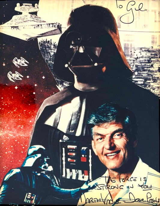 Dave Prowse, Star Wars Darth Vader, Hand Signed Photo & AFTAL Member COA