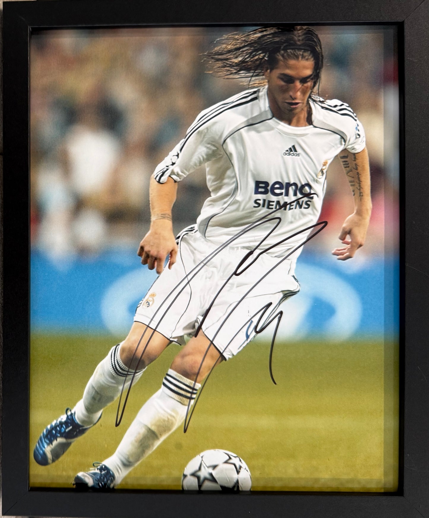 Sergio Ramos, Real Madrid, Spain Footballing Legend, Hand Signed Photo & COA