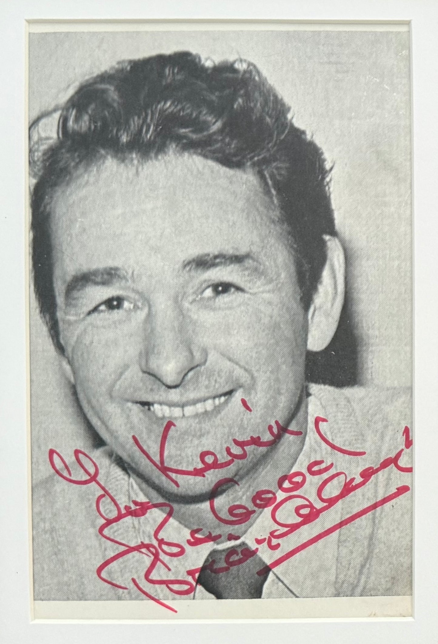 Brian Clough, Notts Forest, Derby County, Hand Signed Framed Photo & COA