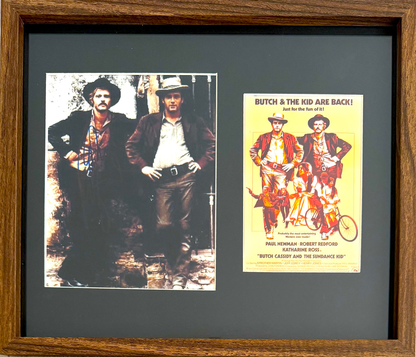 Robert Redford, Hand Signed Framed 33x28cm Presentation & AFTAL Member COA