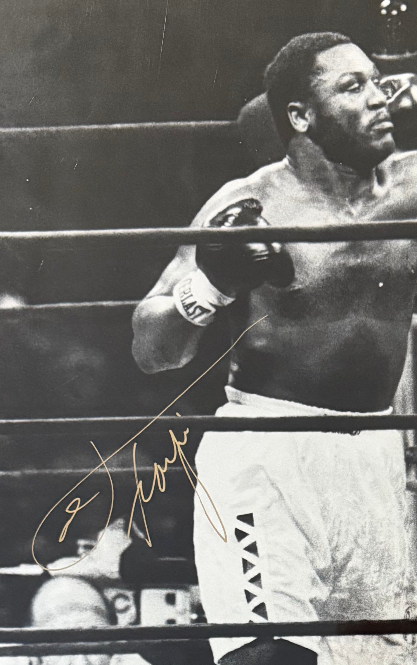 Ali, 'The Greatest', & 'Smokin' Joe Frazier, Hand Signed Mounted Photo Presentation & COA