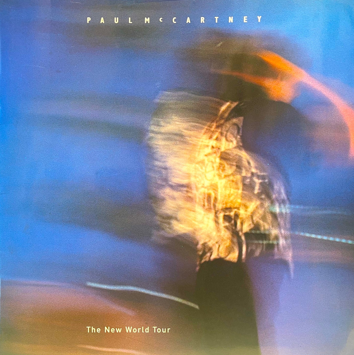 PAUL AND LINDA MCCARTNEY HAND SIGNED 'NEW WORLD TOUR' PROGRAMME WITH COA