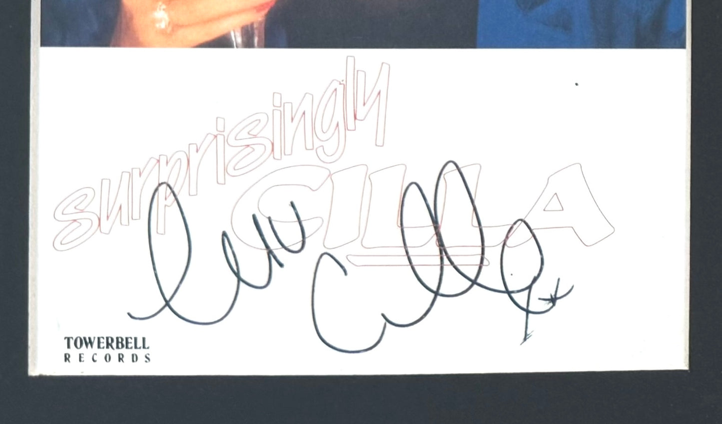 Cilla Black, Actress, Singer, Presenting Legend, Hand Signed Framed Original Promo Card & COA