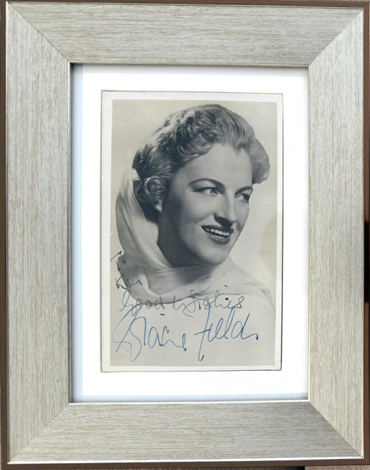Gracie Fields, Guaranteed Hand Signed Original Framed 18cmX13cm Photo, With COA