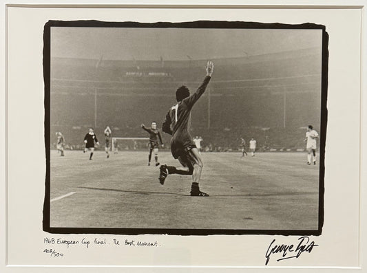 George Best, Manchester United Legend, Stunning Hand Signed Limited Edition Print & COA