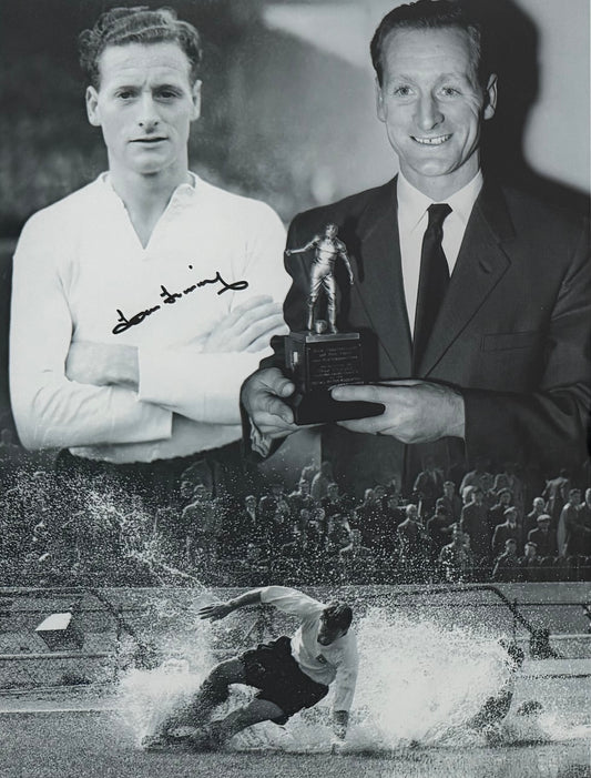 Tom Finney, PNE England Legend, Hand Signed Framed Photo & AFTAL COA