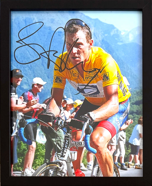 Lance Armstrong, Disgraced Cyclist, Tour de France Legend, Hand Signed Photo & COA