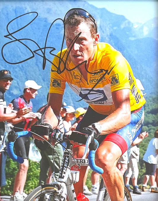 Lance Armstrong, Disgraced Cyclist, Tour de France Legend, Hand Signed Photo & COA