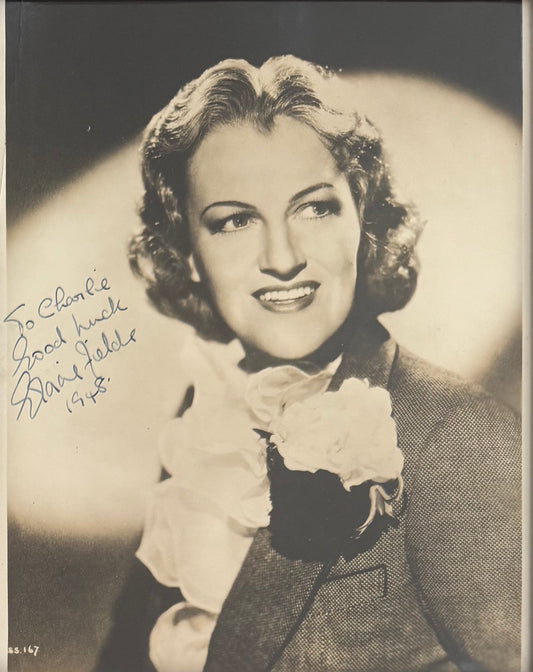 Gracie Fields, Guaranteed Hand Signed Original Framed 25cm x 20cm Photo, With COA