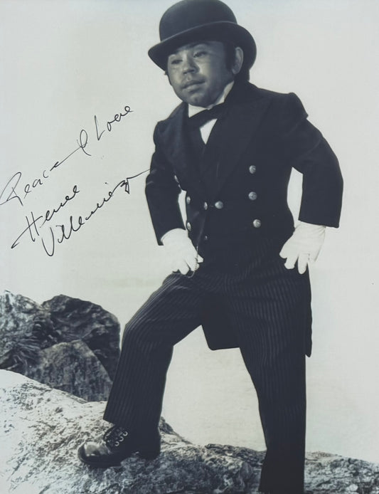 Herve Villechaize 'Nick Nack' The Man with the Golden Gun Hand Signed Photo & COA