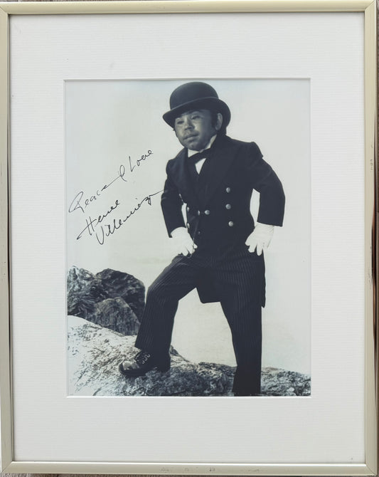 Herve Villechaize 'Nick Nack' The Man with the Golden Gun Hand Signed Photo & COA