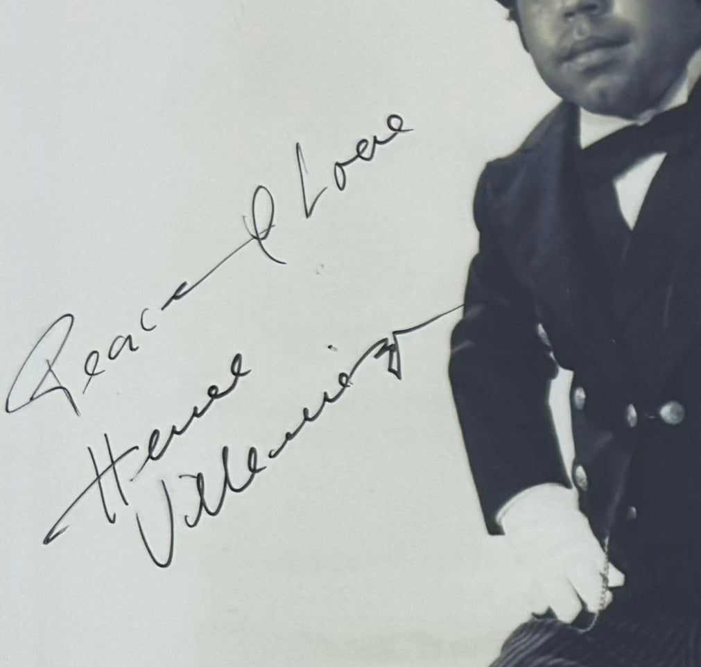 Herve Villechaize 'Nick Nack' The Man with the Golden Gun Hand Signed Photo & COA