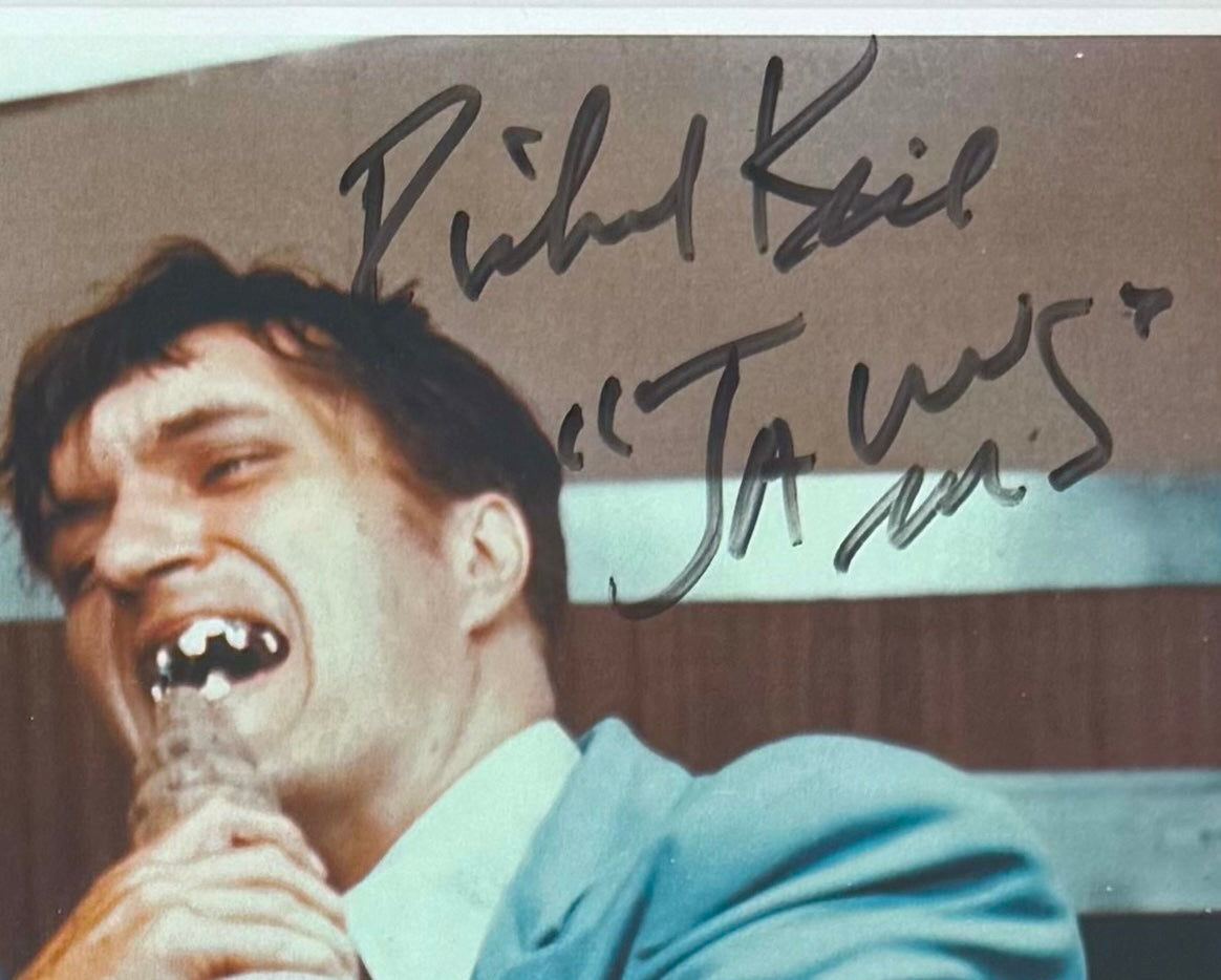 Richard Kiel 'Jaws' The Spy Who Loved Me Hand Signed Photo & COA