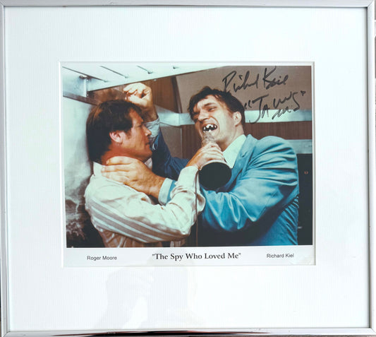 Richard Kiel 'Jaws' The Spy Who Loved Me Hand Signed Photo & COA