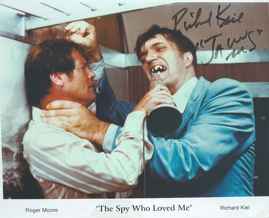Richard Kiel 'Jaws' The Spy Who Loved Me Hand Signed Photo & COA