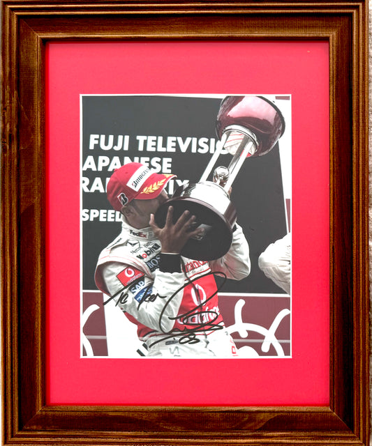 Lewis Hamilton, F1 Mercedes McLaren Legend, Hand Signed Photo & COA