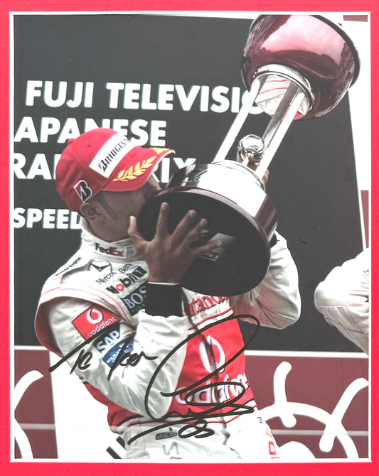 Lewis Hamilton, F1 Mercedes McLaren Legend, Hand Signed Photo & COA
