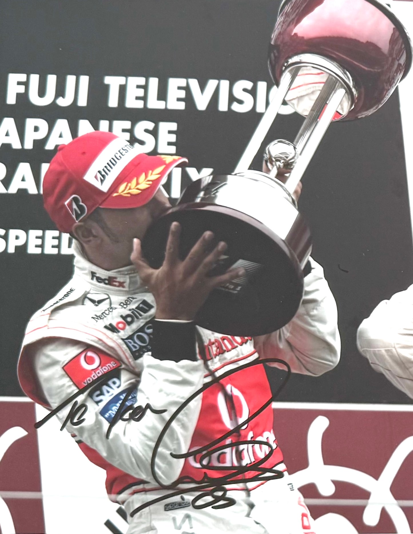 Lewis Hamilton, F1 Mercedes McLaren Legend, Hand Signed Photo & COA