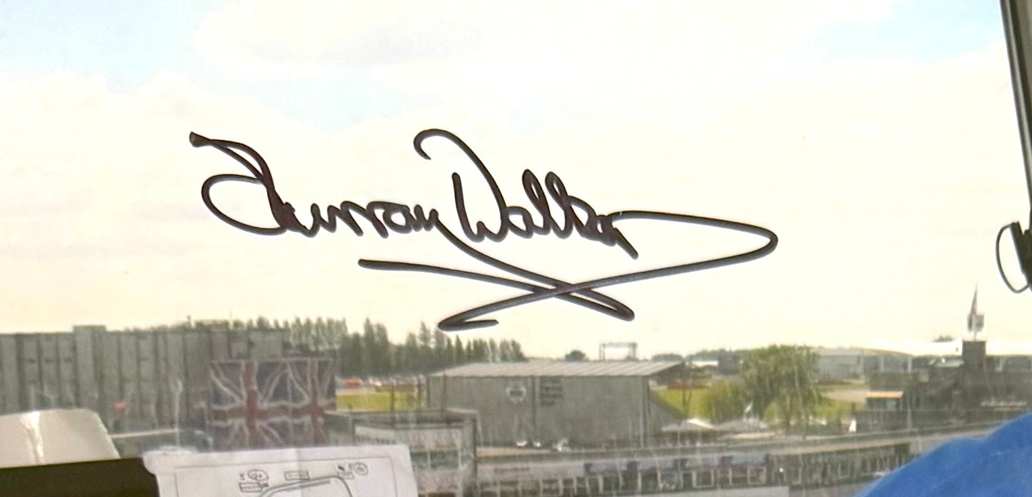 Murray Walker, F1 Legend, Hand Signed Framed Photo With COA