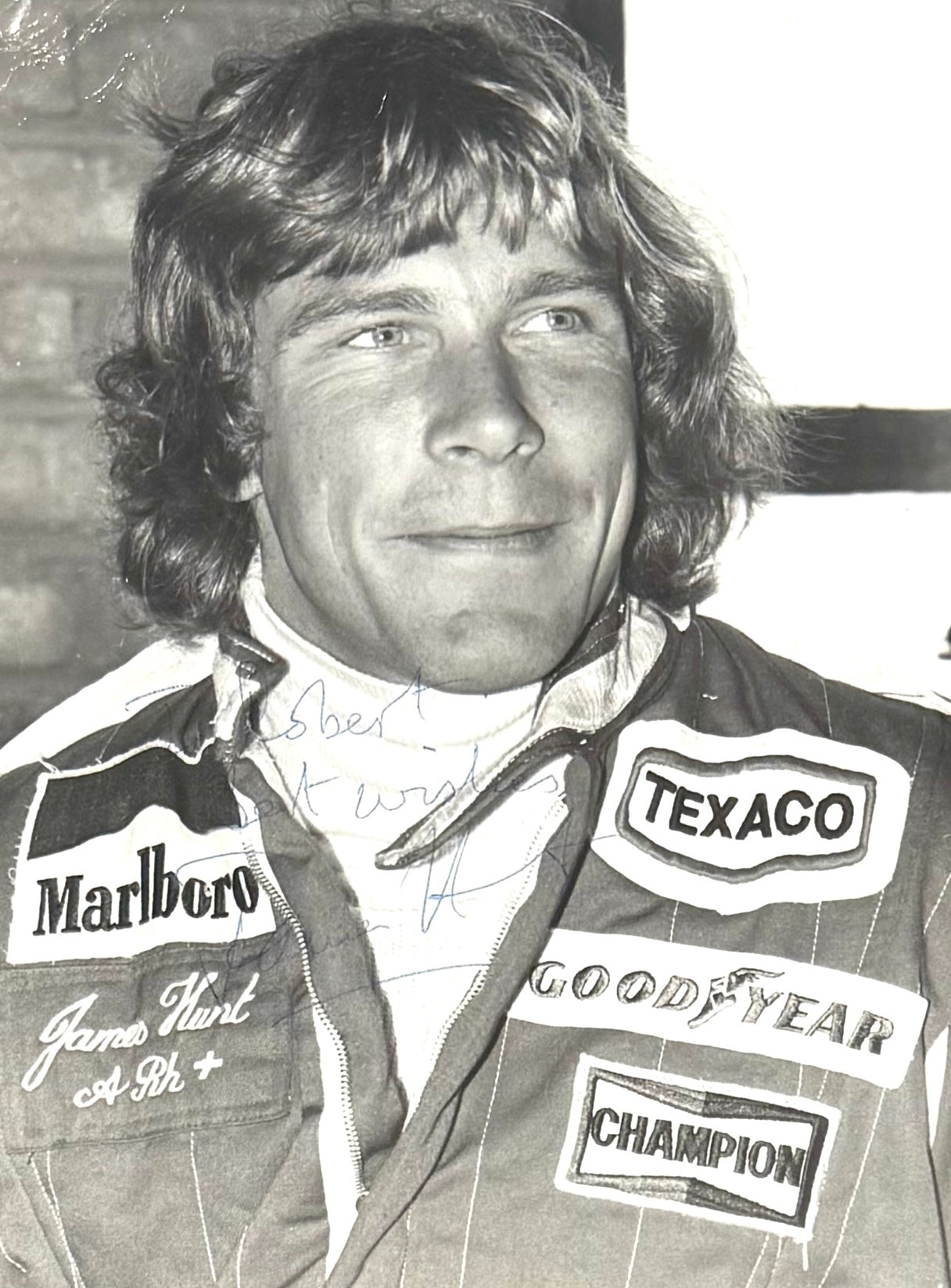 James Hunt, F1 McLaren World Champion Legend, Hand Signed Photo & COA
