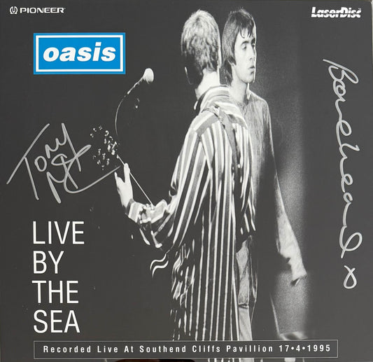 Oasis; Bonehead, Tony McCarroll, Hand Signed Laserdisc Presentation & COA
