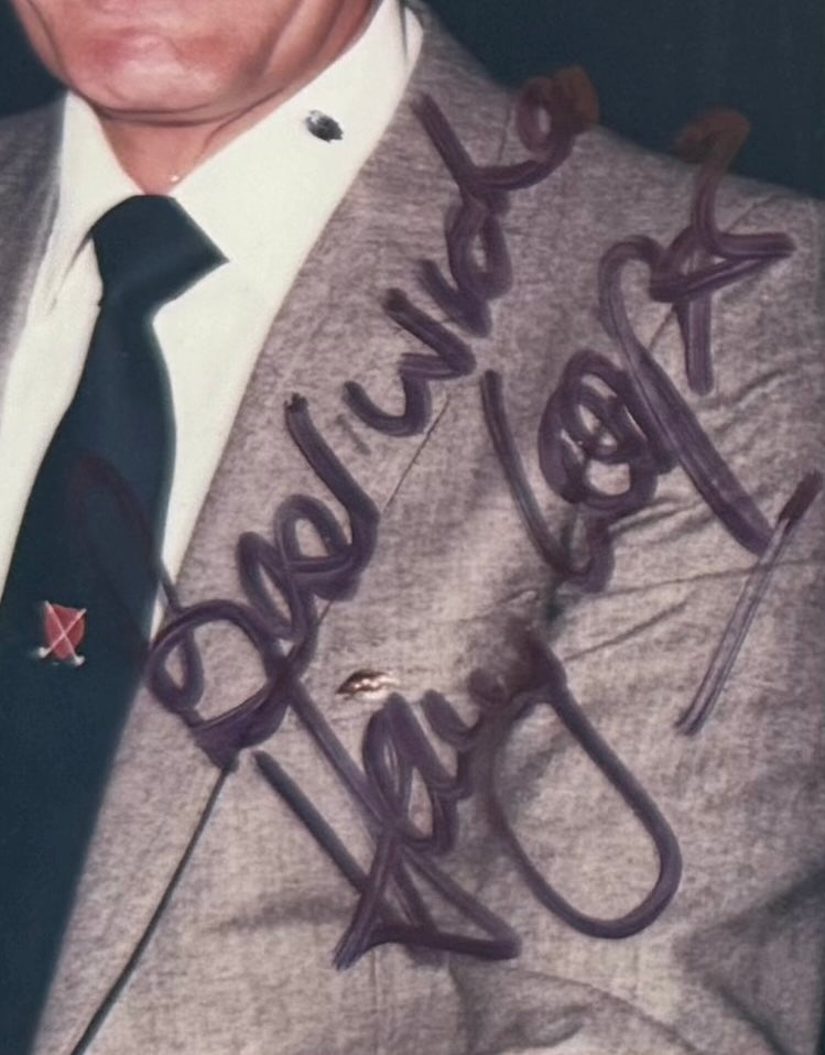Sir Henry Cooper, Former Heavyweight Boxing Champion, Hand Signed Photo With COA