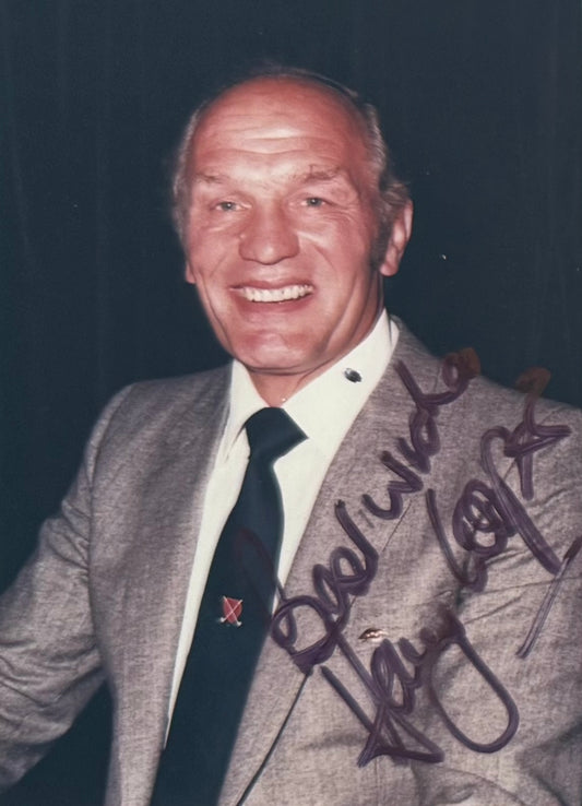 Sir Henry Cooper, Former Heavyweight Boxing Champion, Hand Signed Photo With COA
